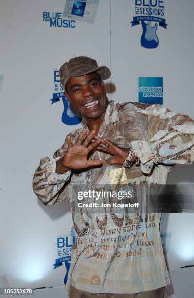 Tracy Morgan arrives at House of Blues for Blue Jam Sessions presented by Blue from American Express to help generate money and awareness for music...