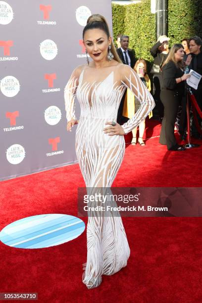 Aracely Arambula attends the 2018 Latin American Music Awards at Dolby Theatre on October 25, 2018 in Hollywood, California.