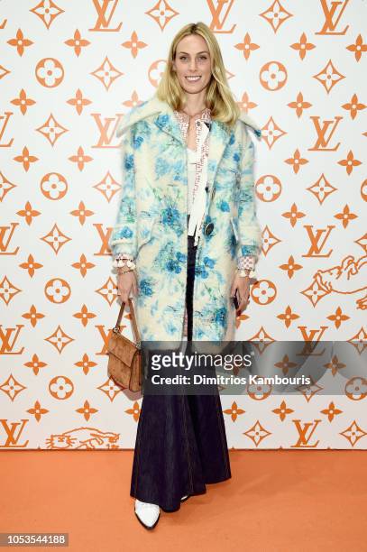 Selby Drummond attends the Louis Vuitton X Grace Coddington Event on October 25, 2018 in New York City.