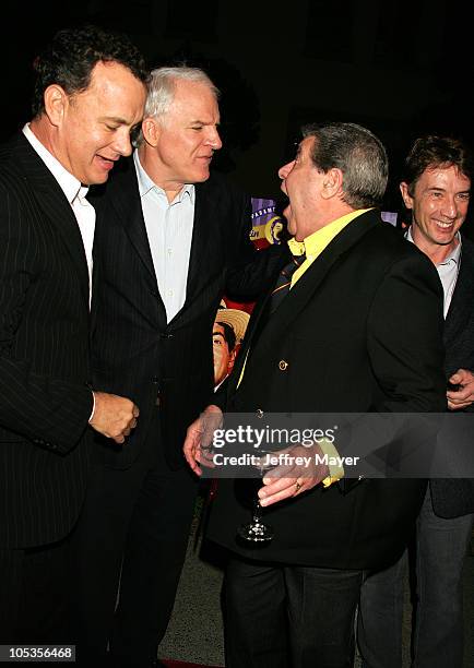 Tom Hanks, Steve Martin, Jerry Lewis and Martin Short