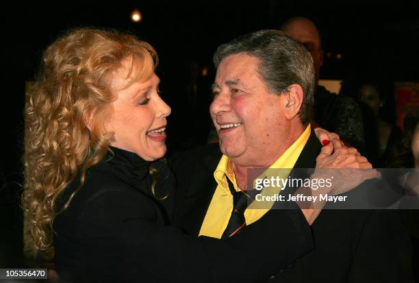 Stella Stevens and Jerry Lewis during Jerry Lewis Hosts Special Screening of "The Nutty Professor" at Paramount Theater in Hollywood, California,...