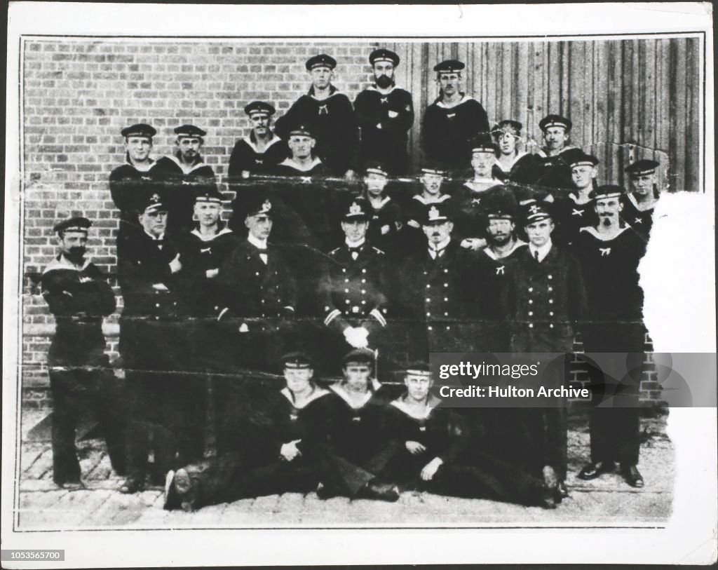 The Crew Of The German Submarine U9 Which Sank HMS 'Aboukir', HMS 'Hogue' And HMS 'Cressy' In The North Sea 22 September 1914
