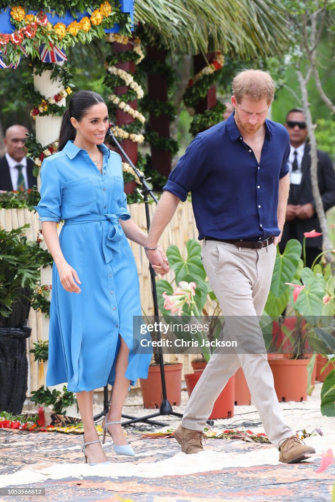 The Duke And Duchess Of Sussex Visit Tonga - Day 2