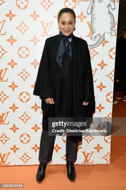 Samira Nasr attends the Louis Vuitton X Grace Coddington Event on October 25, 2018 in New York City.