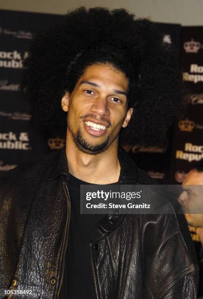 Kareem Abdul-Jabbar Jr. During Mercedes-Benz Spring 2005 L.A. Fashion Week at Smashbox Studios - Cadillac Presents Rock & Republic Spring 2005...