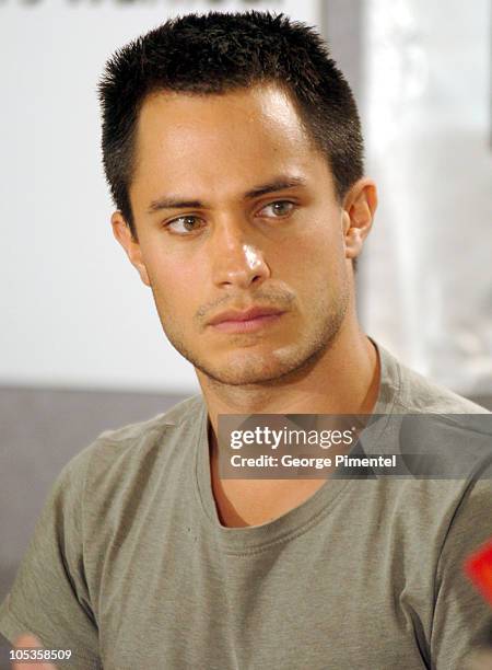 Gael Garcia Bernal during 2004 Toronto International Film Festival - "Motorcycle Diaries" Press Conference at Four Seasons in Toronto, Ontario,...