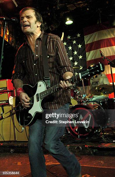 Steve Earle during Steve Earle Performs at CBGB's on Election Night - November 2, 2004 at CBGB's in New York City, New York, United States.