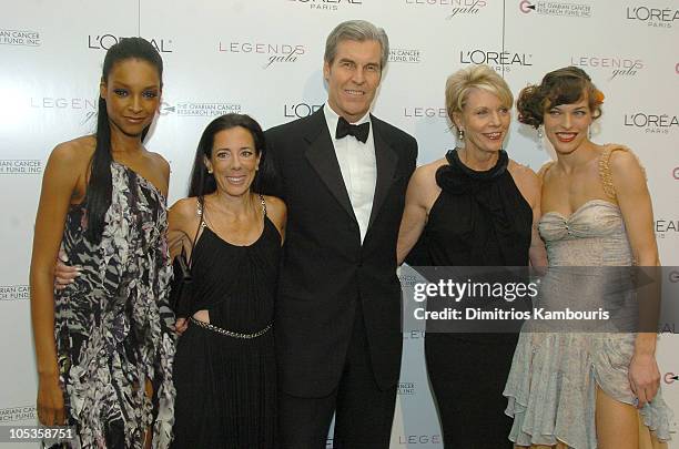 Janine Green, Faith Kates Kogan, Terry Lundgren, Cathleen Black and Milla Jovovich