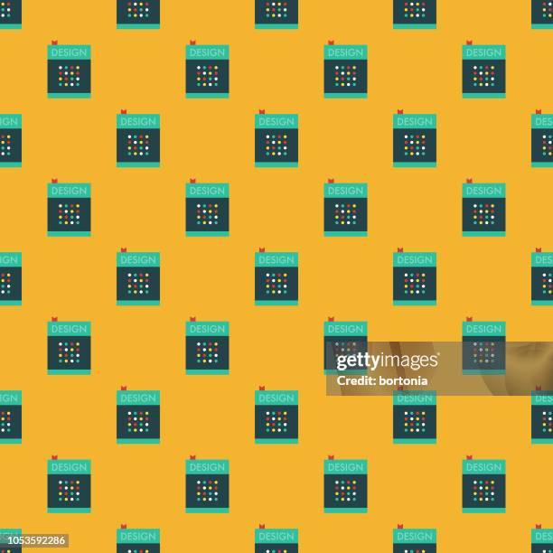 design seamless pattern - interior designer stock illustrations