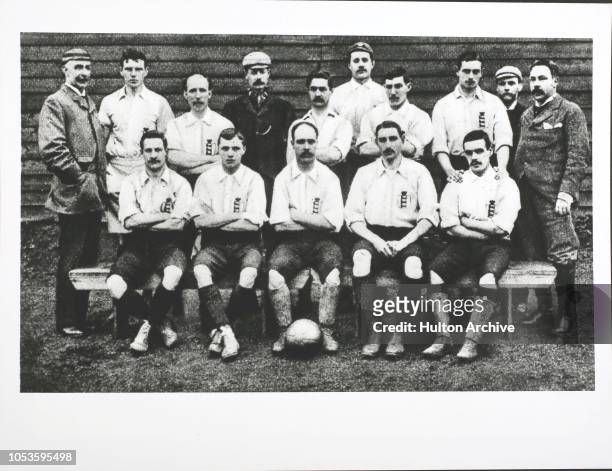 The football team who represented England in 1895.