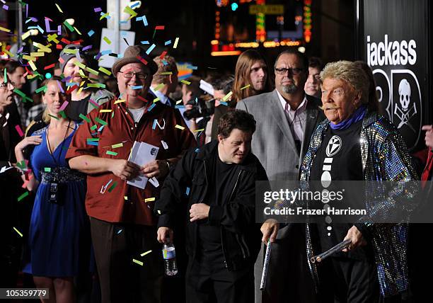 Actor Rip Taylor arrives at the premiere of Paramount Pictures and MTV Films' "Jackass 3D" at the Mann's Chinese Theater on October 13, 2010 in Los...