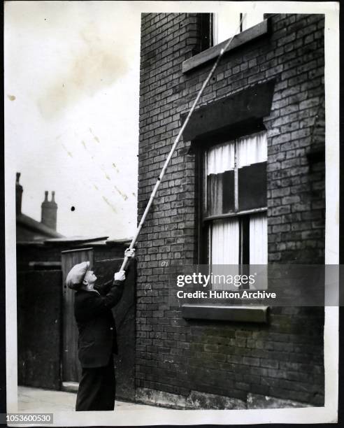 Alarm Clock Rouses Oldest Knocker -Up, The introduction of cheap alarm clocks threatened Mr William Crompton of Bolton. He is the oldest of the...