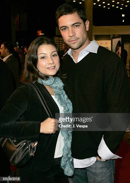 Danny Pino and wife Lilly during AFI FEST 2004 Presented by Audi - "The Sea Inside " - Red Carpet at Arclight Theater in Los Angeles, California,...