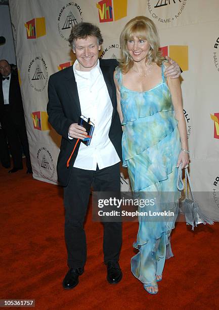 Inductee Steve Winwood, of Traffic, and wife Eugenia
