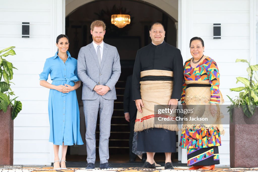 The Duke And Duchess Of Sussex Visit Tonga - Day 2