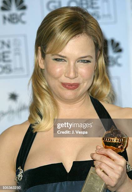 Renee Zellweger, winner for best supporting actress in a drama