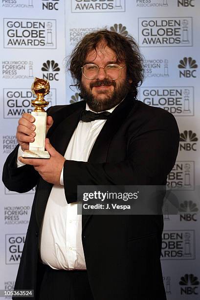 Peter Jackson during The 61st Annual Golden Globe Awards - Press Room at The Beverly Hilton in Beverly Hills, California, United States.