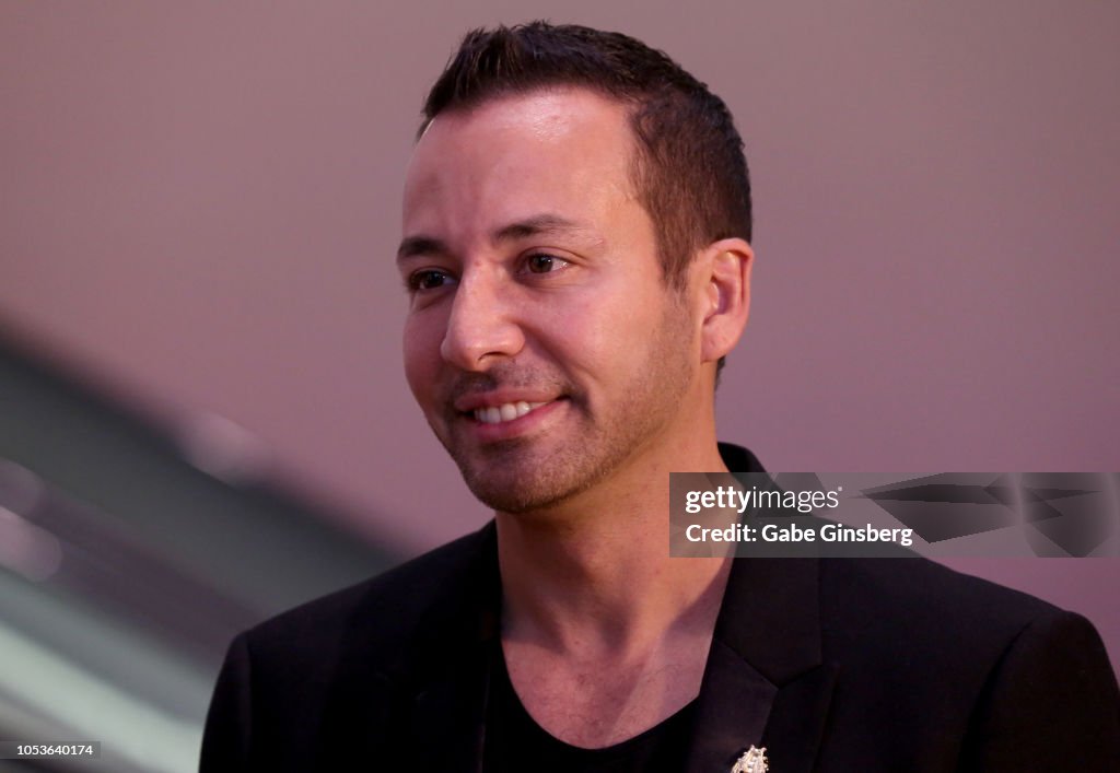 Howie Singer Singer Howie Dorough of the Backstreet Boys speaks to an interviewer ...