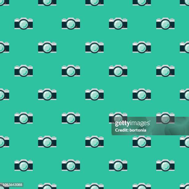 photography seamless pattern - photographers backdrop stock illustrations