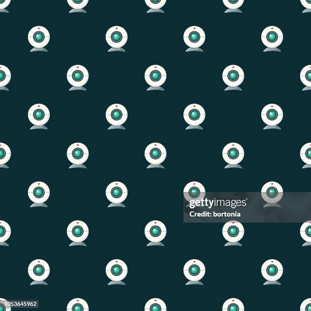 communication seamless pattern - talking to camera background stock illustrations
