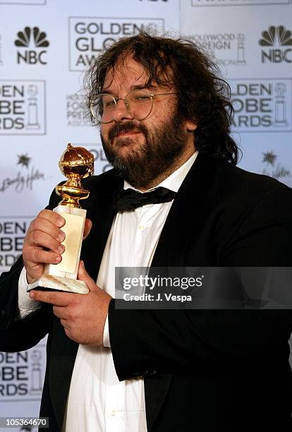Peter Jackson during The 61st Annual Golden Globe Awards - Press Room at The Beverly Hilton in Beverly Hills, California, United States.
