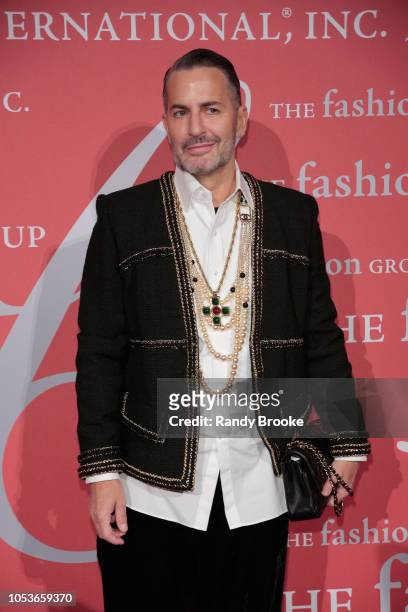 Designer Marc Jacobs attends the 2018 FGI Night Of Stars Gala at Cipriani Wall Street on October 25, 2018 in New York City.