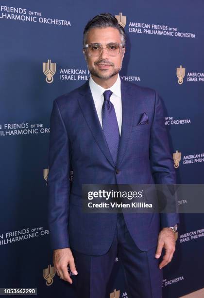 Jaime Camil attends the American Friends of the Israel Philharmonic Orchestra Los Angeles Gala 2018 at Wallis Annenberg Center for the Performing...
