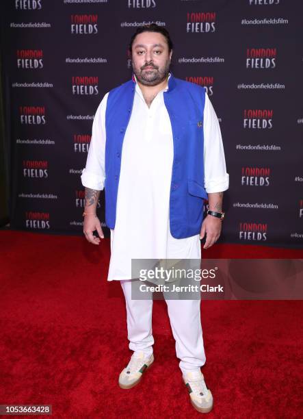 Vikram Chatwal attends the premiere of "London Fields" at The London West Hollywood on October 25, 2018 in West Hollywood, California.