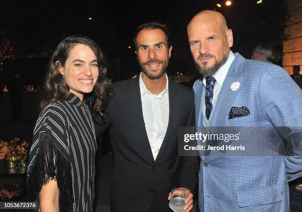 Dar Zuzovsky, Ben Silverman, and Matti Leshem attends the American Friends of the Israel Philharmonic Orchestra Los Angeles Gala 2018 at Wallis...