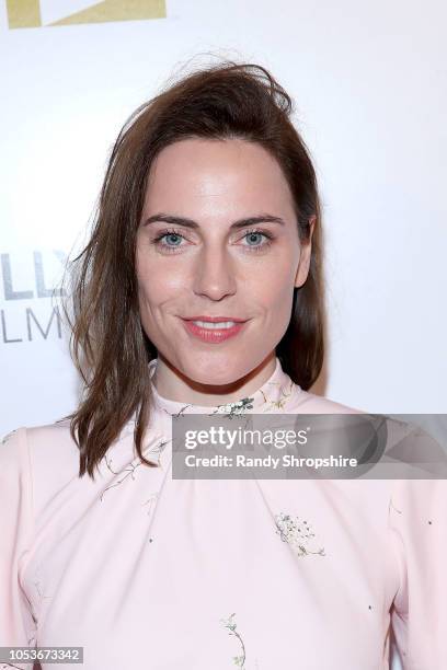 Antje Traue attends the 2018 Hollywood Film Festival Honors Ceremony at Hollywood Roosevelt Hotel on October 25, 2018 in Hollywood, California.