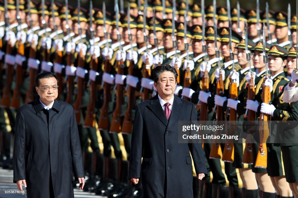 Japanese Prime Minister Shinzo Abe Visits China