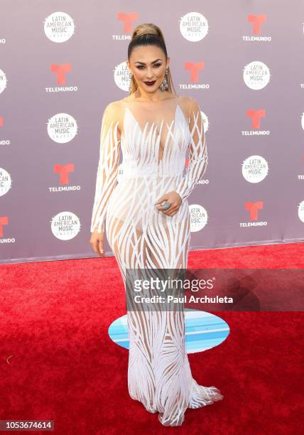 Actress Aracely Arambula attends the 2018 Latin American Music Awards at Dolby Theatre on October 25, 2018 in Hollywood, California.