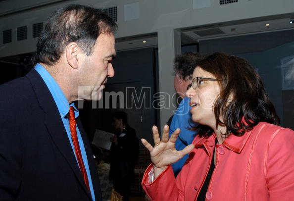 Oliver Stone and Julia Sweig...