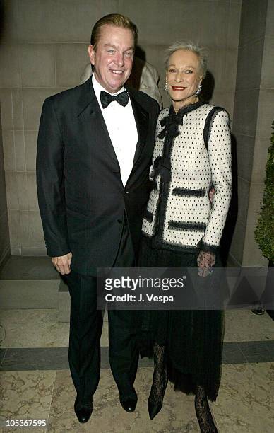 Paul Wilmot and Nan Kempner during Frick Young Fellows Annual Ball Sponsored by Carolina Herrera at Frick Museum in New York City, New York, United...