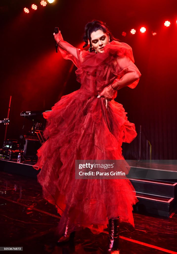 Jsje Singer Jessie J performs in concert during her