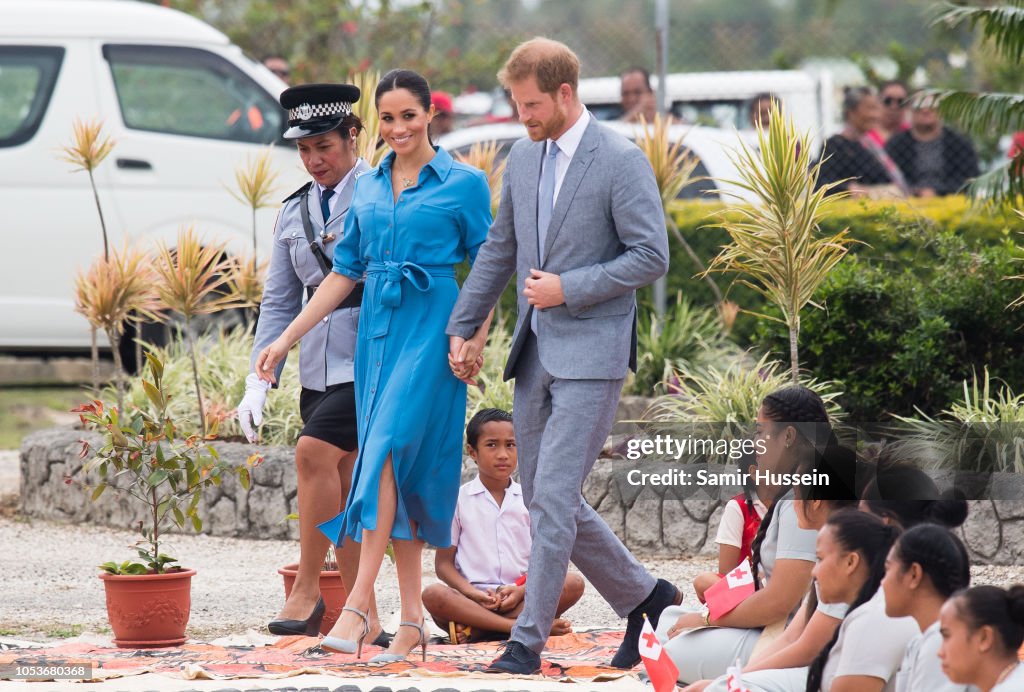 The Duke And Duchess Of Sussex Visit Tonga - Day 2