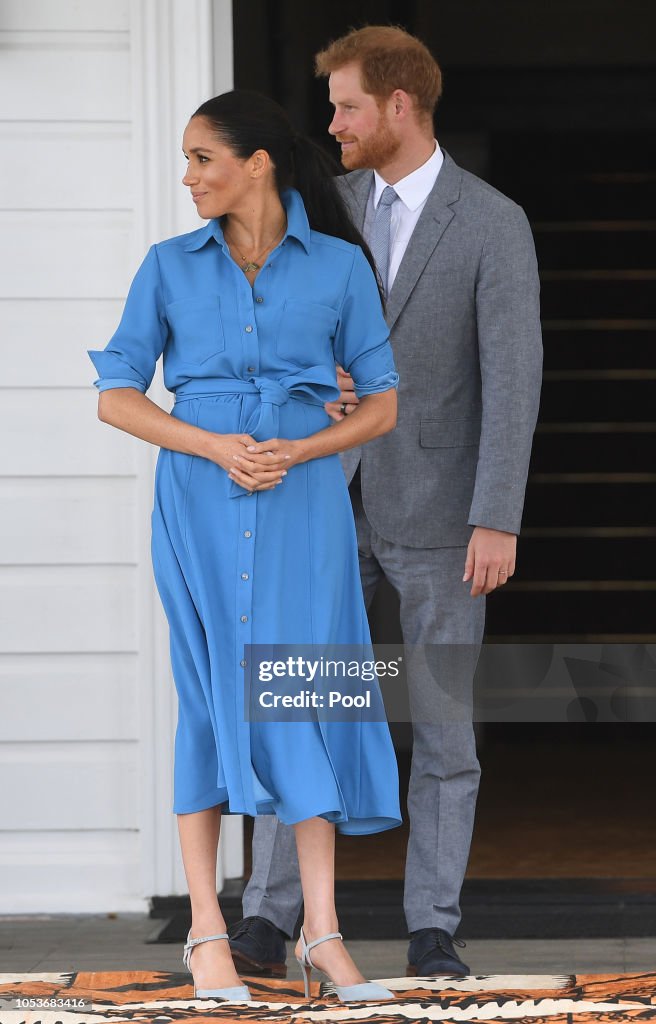The Duke And Duchess Of Sussex Visit Tonga - Day 2