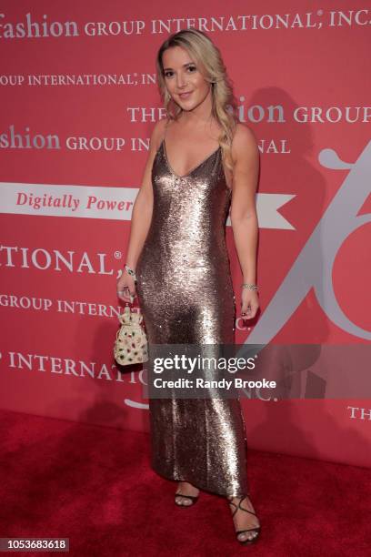 Christie Ferrari attends the 2018 FGI Night Of Stars Gala at Cipriani Wall Street on October 25, 2018 in New York City.