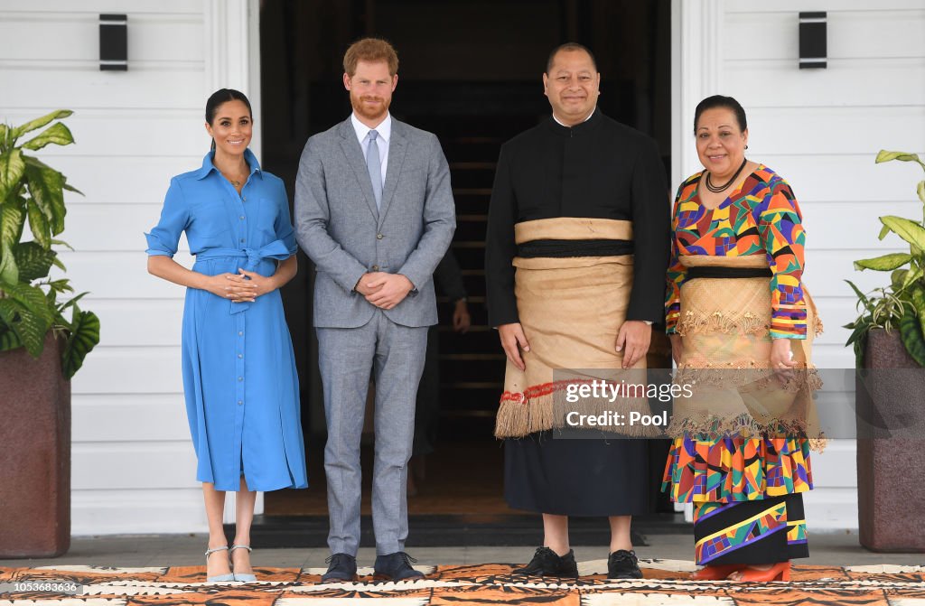 The Duke And Duchess Of Sussex Visit Tonga - Day 2