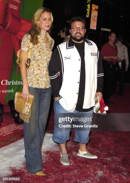 Kevin Smith and wife Jennifer Smith during "Surviving Christmas" Los Angeles Premiere - Arrivals at Grauman's Chinese Theatre in Hollywood,...