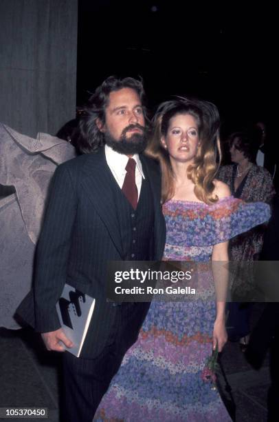 Michael Douglas and Diandra Douglas during "Joseph Andrews" Los Angeles Premiere at Century Plaza Hotel in Los Angeles, California, United States.