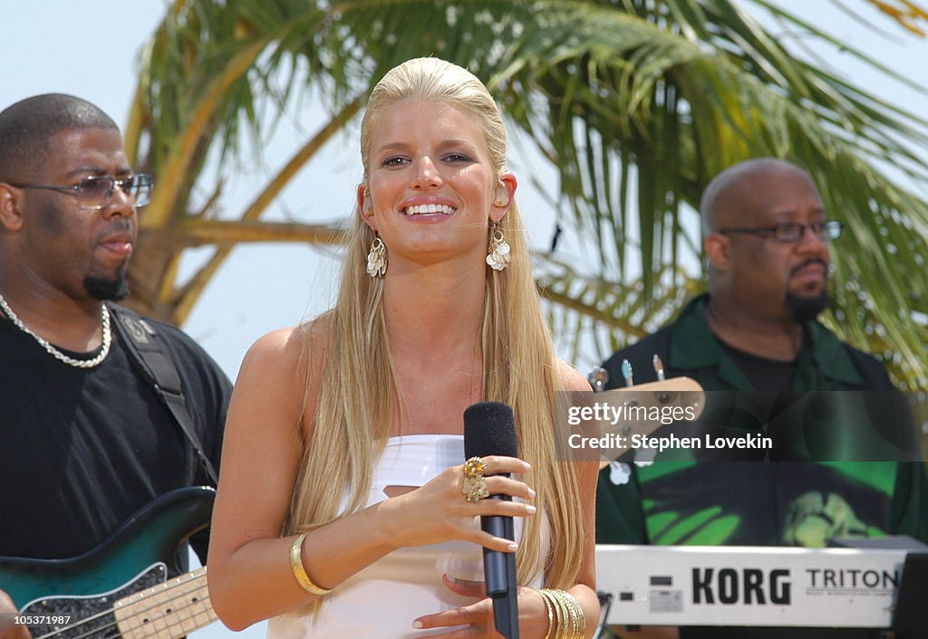 Spring Break 2004 Jessica Simpson during MTV Spring Break 2004, Cancun - Day 2 at