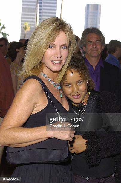 Donna Mills and daughter Chloe during "Mamma Mia!" Los Angeles Premiere - Red Carpet at Pantages Theatre in Hollywood, California, United States.