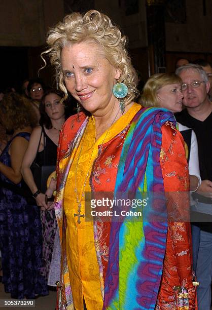 Sally Kirkland during "Mamma Mia!" Los Angeles Premiere - Red Carpet at Pantages Theatre in Hollywood, California, United States.
