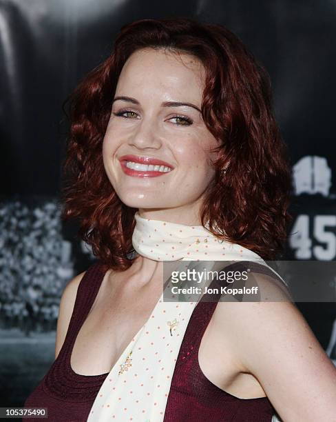 Carla Gugino during "Friday Night Lights" - World Premiere at Grauman's Chinese Theatre in Hollywood, California, United States.