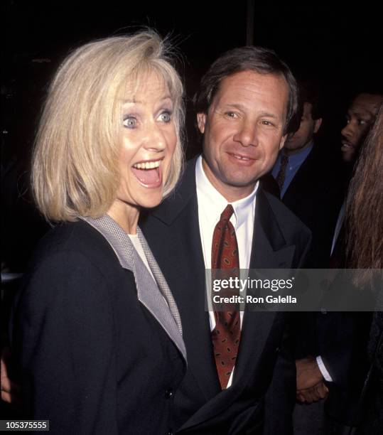 Michael Ovitz and Judy Ovitz during "Patriot Games" Los Angeles Premiere at Academy Theater in Beverly Hills, California, United States.