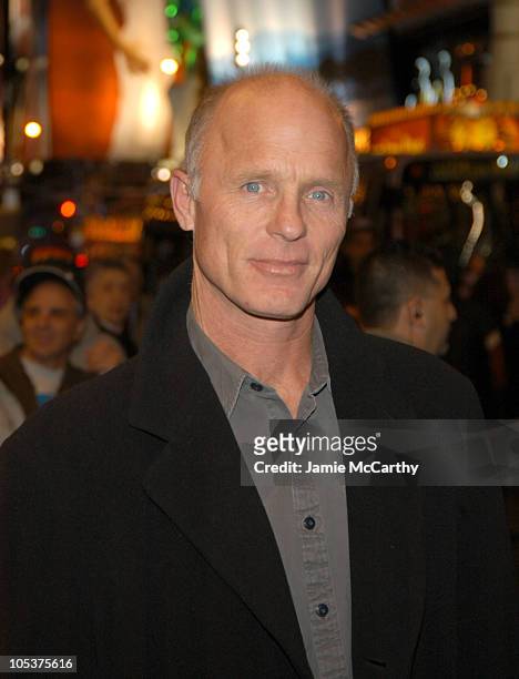Ed Harris during "Twelve Angry Men" - Opening Night - Arrivals at American Airlines Theater in New York City, New York, United States.