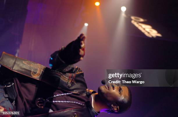 Usher during AOL Celebrates Usher's Album Release with AOL Music Broadband Rocks Concert at Webster Hall in New York City, New York, United States.