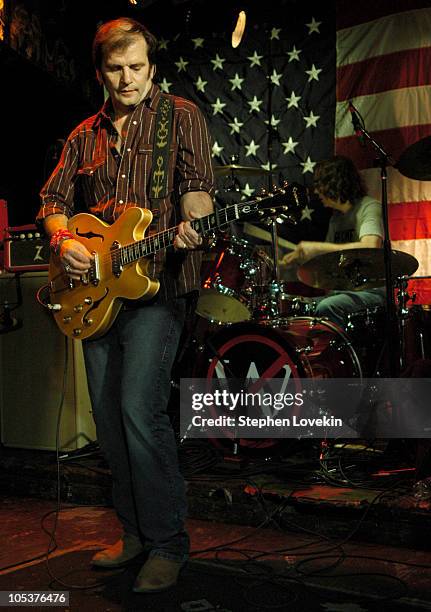 Steve Earle during Steve Earle Performs at CBGB's on Election Night - November 2, 2004 at CBGB's in New York City, New York, United States.