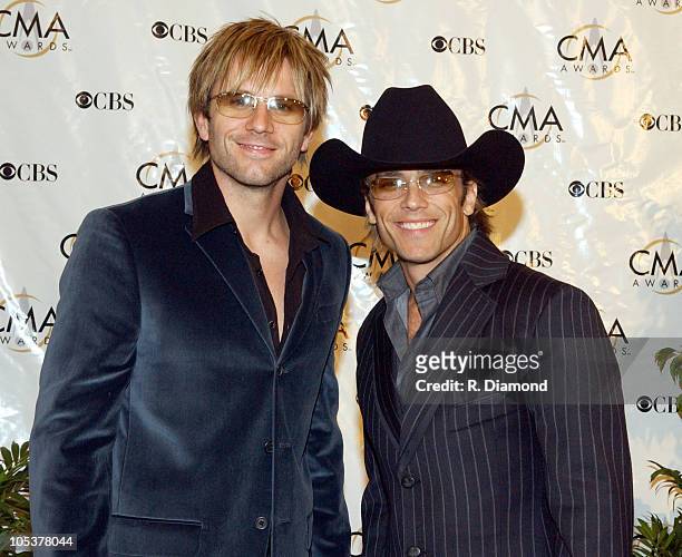 Blue County during 38th Annual Country Music Awards - Arrivals at Grand Ole Opry House in Nashville, Tennessee, United States.